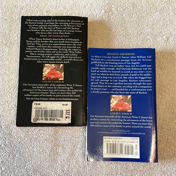 📚2/$6  2-Book Bundle Louis L’Amour : The Sacketts Series - Picture 2 of 16